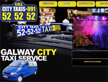 Tablet Screenshot of citytaxisgalway.com